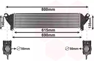 VAN WEZEL 27004277 -  Интеркулер